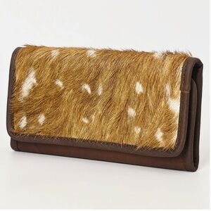 American Darling Hair-On Cowhide Genuine Leather Western Wallet Bag